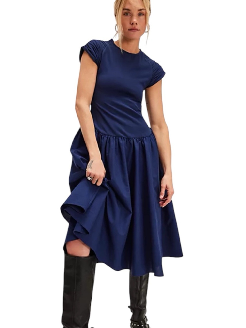 **NWOT** Free People Afternoon Elegance Midi Dress